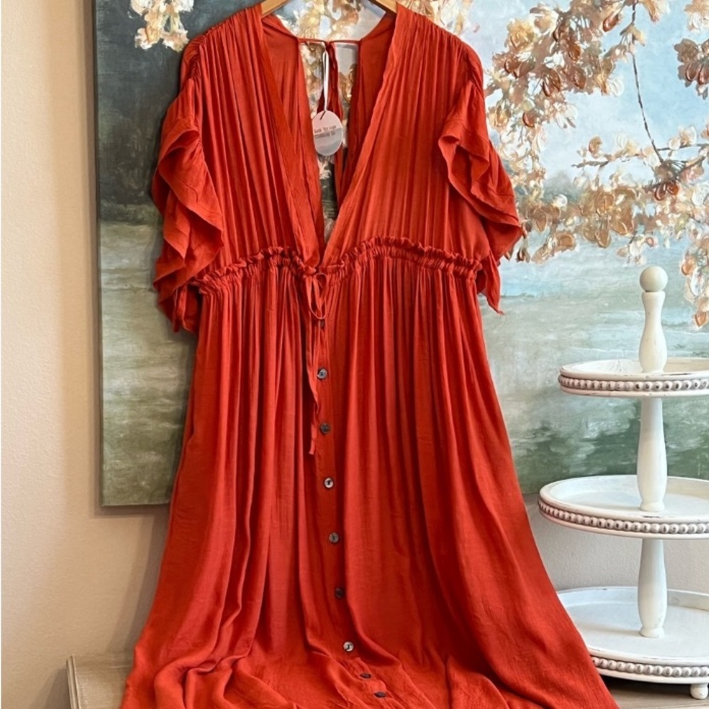 Boho Maxi Dress Beach Cover NEW - Picture 6 of 10